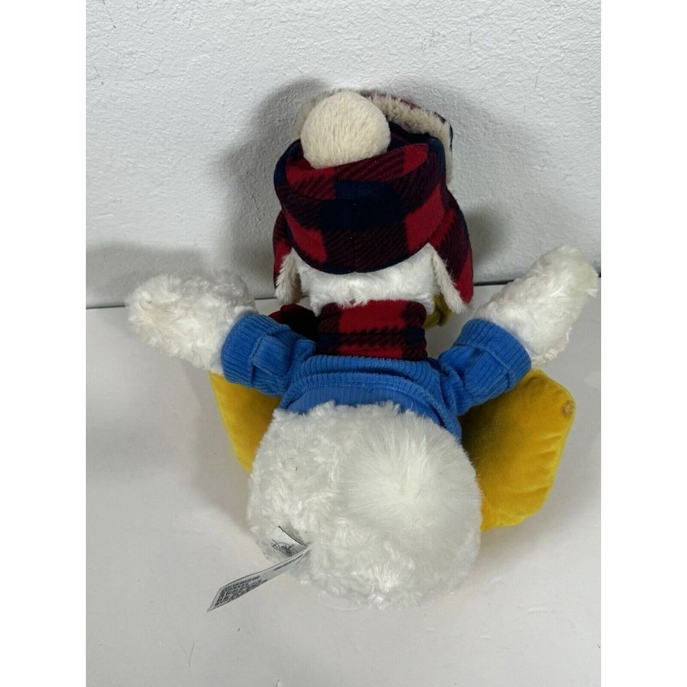 DISNEY DONALD‎ DUCK WINTER WISHES HOLIDAY PLUSH TOY Disney Tags In Pics - Picture 7 of 12